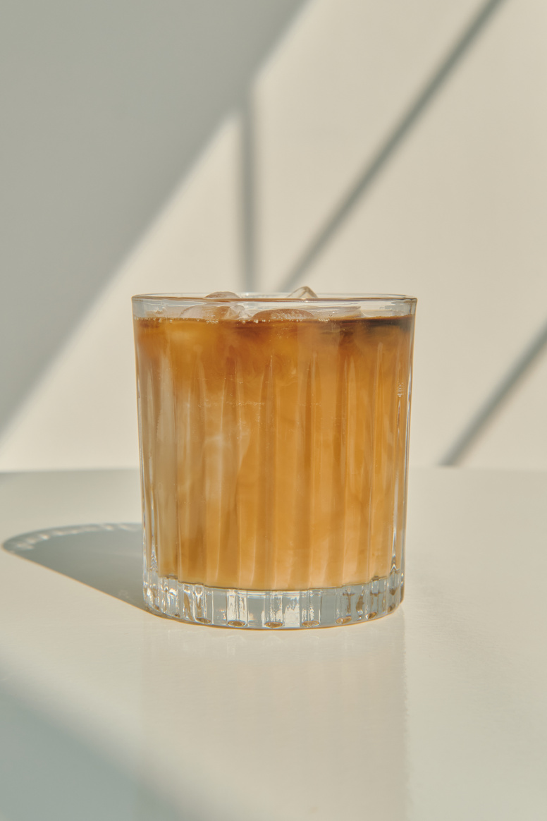 Mindfulness Practices Glass of Iced Coffee